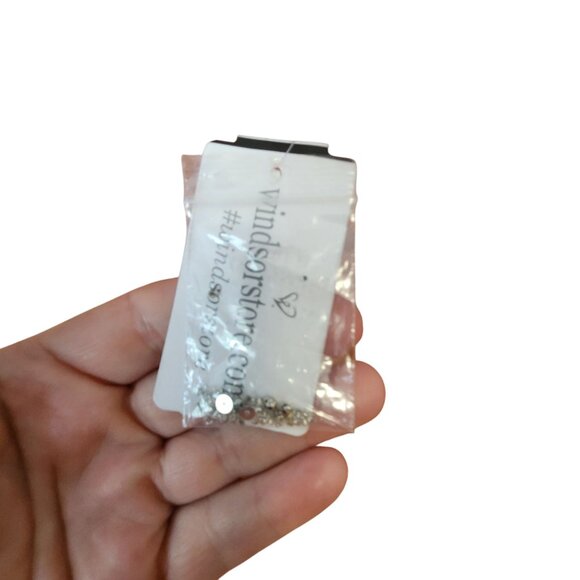 Windsor Beaded Lace Corset-Style Crop Top With Adjustable Straps size Large - Picture 3 of 4